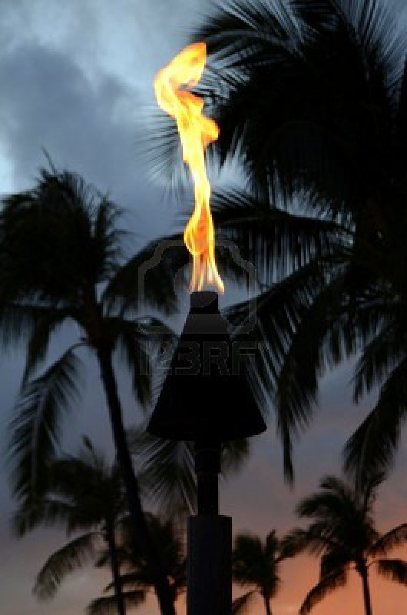 hawaiian tiki torches